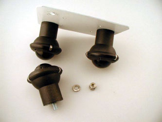 R2-D2 Caster Bracket 2 Caster Balls