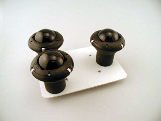 R2-D2 Caster Bracket 2 Caster Balls Bottom