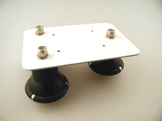R2-D2 Caster Bracket 2 Caster Balls Top