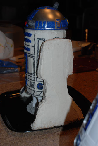 R2-D2 Birthday Cake