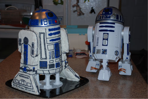 R2-D2 Birthday Cake