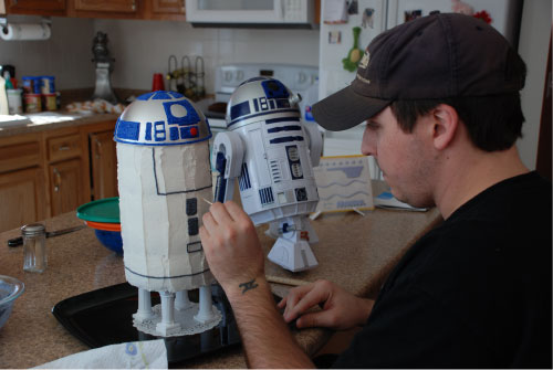 R2-D2 Birthday Cake