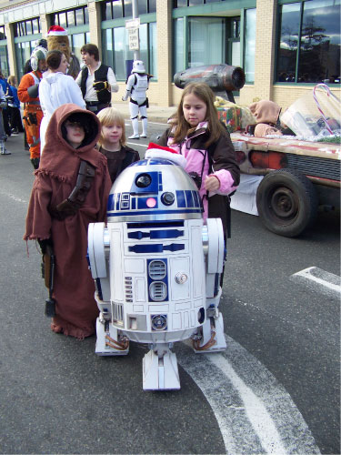 R2-D2 Brockton Holiday Parade