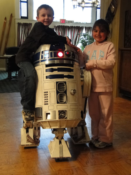 Jesse, R2-D2 and Julia