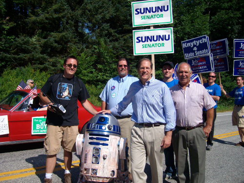 R2-D2 at Gilford Old Home Day Parade