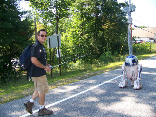 R2-D2 at Gilford Old Home Day Parade