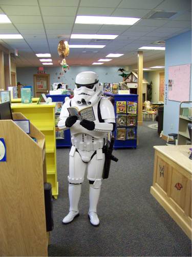 R2-D2 Gilford Public Library 2009