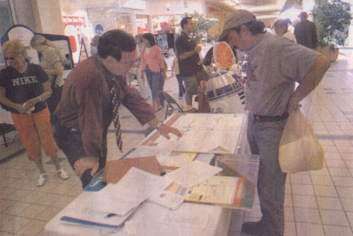 R2-D2 at Job Fair in Newspaper