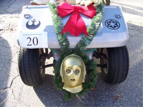 R2-D2 Laconia Holiday Parade 2009