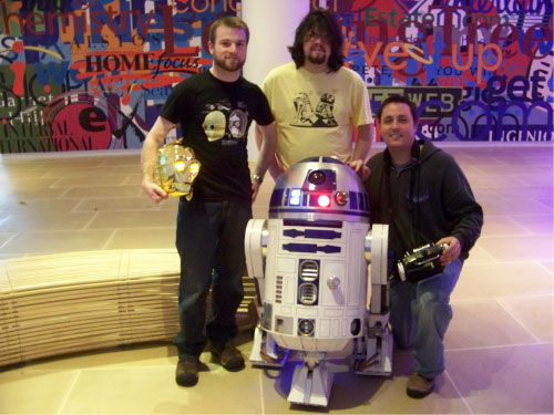 R2-D2 Music Video Shoot 2010