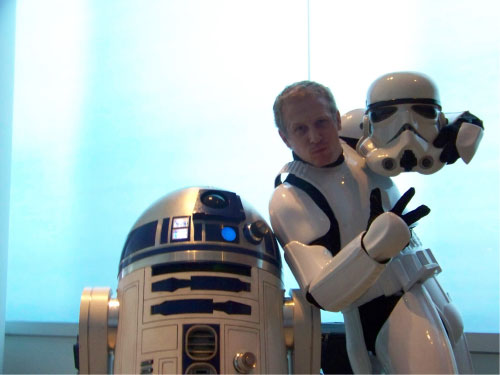 R2-D2 Music Video Shoot 2010