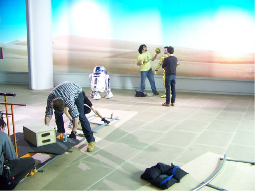 R2-D2 Music Video Shoot 2010