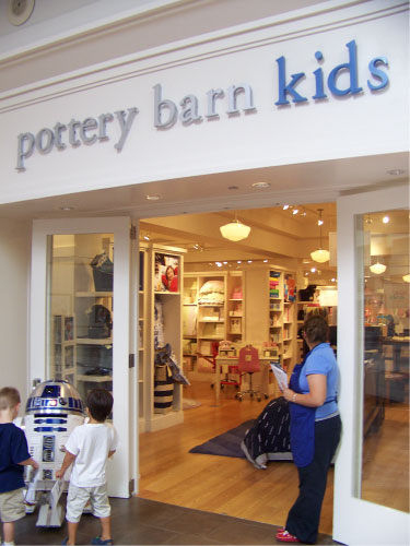 R2-D2 at Pottery Barn Kids