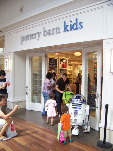 R2-D2 at Pottery Barn Kids