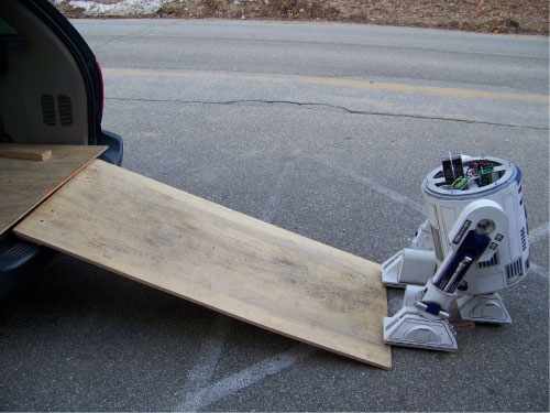 R2-D2 Transporting to Events 2010