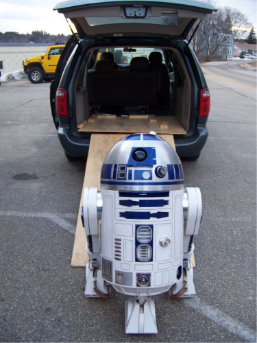 R2-D2 Transporting to Events 2010