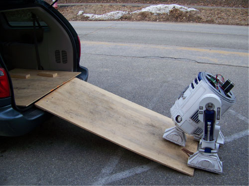 R2-D2 Transporting to Events 2010