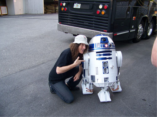 R2-D2 Weird Al Concert