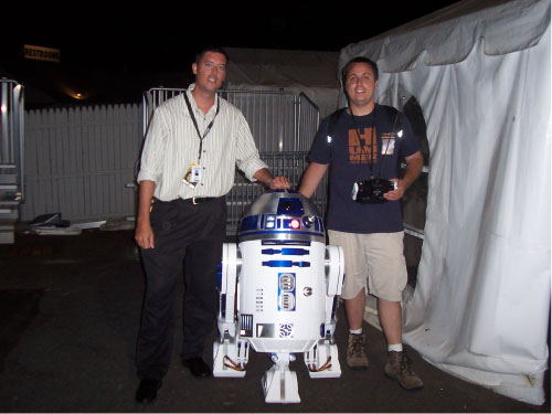 R2-D2 Weird Al Concert