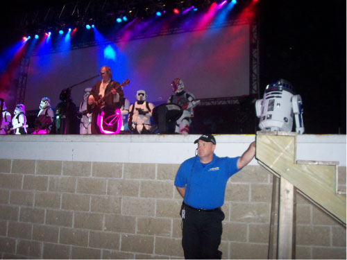 R2-D2 Weird Al Concert