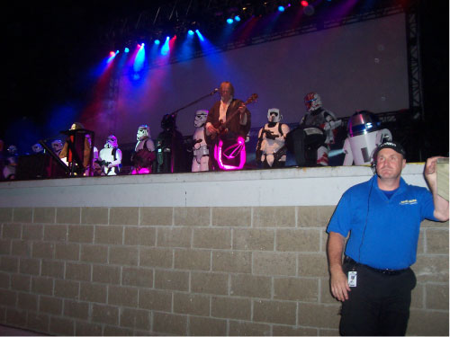 R2-D2 Weird Al Concert