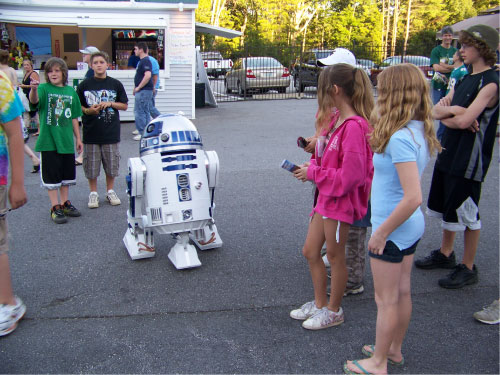 R2-D2 Weird Al Concert