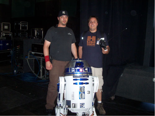 R2-D2 Weird Al Concert