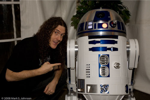 R2-D2 Weird Al Concert