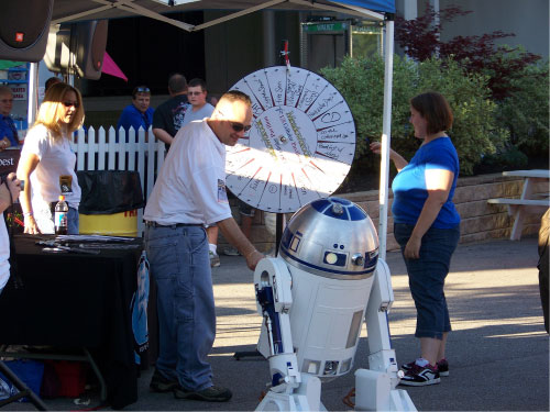 R2-D2 Weird Al Concert