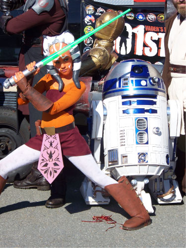 R2-D2 Woburn Halloween Parade