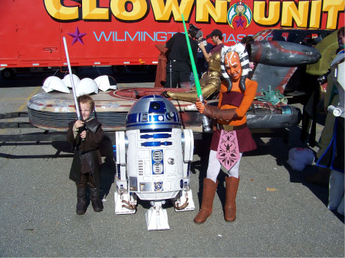 R2-D2 Woburn Halloween Parade